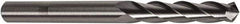 Precision Twist Drill - #2 118° High Speed Steel Jobber Drill - Bright Finish, Right Hand Cut, Spiral Flute, Straight Shank, 2-1/4" OAL, Notched Point - Eagle Tool & Supply