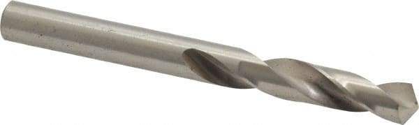 Precision Twist Drill - 0.266" 118° Spiral Flute High Speed Steel Screw Machine Drill Bit - Bright Finish, Right Hand Cut, 1-1/2" Flute Length, 2-11/16" OAL, Standard Point, Straight Shank - Eagle Tool & Supply