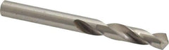 Precision Twist Drill - 0.266" 118° Spiral Flute High Speed Steel Screw Machine Drill Bit - Bright Finish, Right Hand Cut, 1-1/2" Flute Length, 2-11/16" OAL, Standard Point, Straight Shank - Eagle Tool & Supply