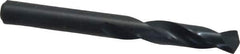 Precision Twist Drill - 0.281" 135° Spiral Flute High Speed Steel Screw Machine Drill Bit - Oxide Finish, Right Hand Cut, 1-1/2" Flute Length, 2-11/16" OAL, Split Point, Straight Shank - Eagle Tool & Supply