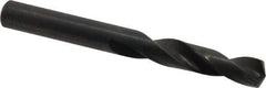 Precision Twist Drill - 0.316" 135° Spiral Flute High Speed Steel Screw Machine Drill Bit - Oxide Finish, Right Hand Cut, 1-11/16" Flute Length, 2-15/16" OAL, Split Point, Straight Shank - Eagle Tool & Supply