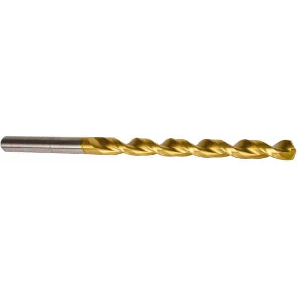 Precision Twist Drill - 11/32" 135° Parabolic Flute High Speed Steel Taper Length Drill Bit - Eagle Tool & Supply