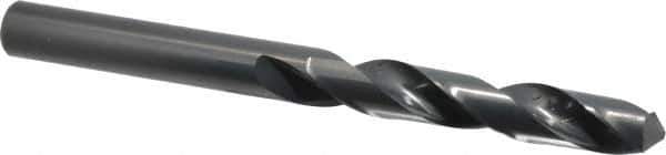 Precision Twist Drill - 1", 118° Point, Spiral Flute, High Speed Steel Taper Length Drill Bit - Oxide Finish, 6-3/8" Flute Length, 11" OAL, Series R51 - Eagle Tool & Supply