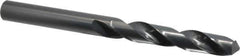Precision Twist Drill - 1", 118° Point, Spiral Flute, High Speed Steel Taper Length Drill Bit - Oxide Finish, 6-3/8" Flute Length, 11" OAL, Series R51 - Eagle Tool & Supply