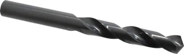 Precision Twist Drill - 1-1/16", 118° Point, Spiral Flute, High Speed Steel Taper Length Drill Bit - Oxide Finish, 6-5/8" Flute Length, 11-1/4" OAL, Series R51 - Eagle Tool & Supply