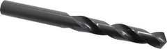 Precision Twist Drill - 1-1/16", 118° Point, Spiral Flute, High Speed Steel Taper Length Drill Bit - Oxide Finish, 6-5/8" Flute Length, 11-1/4" OAL, Series R51 - Eagle Tool & Supply
