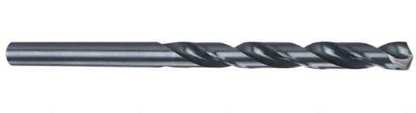 Cleveland - #35, 118° Point, Spiral Flute, High Speed Steel Taper Length Drill Bit - Oxide Finish, 2-3/4" Flute Length, 5-1/8" OAL, Series 2510 - Eagle Tool & Supply