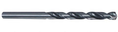 Cleveland - #35, 118° Point, Spiral Flute, High Speed Steel Taper Length Drill Bit - Oxide Finish, 2-3/4" Flute Length, 5-1/8" OAL, Series 2510 - Eagle Tool & Supply