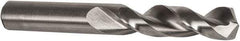 Precision Twist Drill - #12 135° Parabolic Flute High Speed Steel Screw Machine Drill Bit - Bright Finish, Right Hand Cut, 1-3/16" Flute Length, 2-1/4" OAL, Split Point, Straight Shank - Eagle Tool & Supply