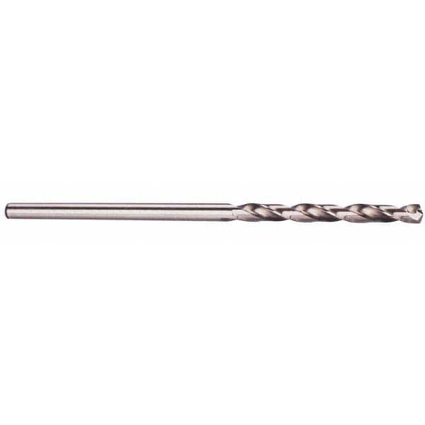 Hertel - 0.0995" Diam, 12" OAL Bright Cobalt Aircraft Extension Drill Bit - Eagle Tool & Supply