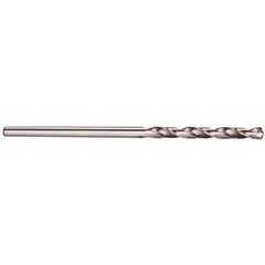 Hertel - 0.0995" Diam, 12" OAL Bright Cobalt Aircraft Extension Drill Bit - Eagle Tool & Supply