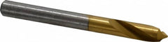 Precision Twist Drill - 1/4" Body Diam, 90°, 2-1/2" OAL, High Speed Steel Spotting Drill - Eagle Tool & Supply