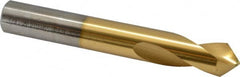 Precision Twist Drill - 3/4" Body Diam, 90°, 5" OAL, High Speed Steel Spotting Drill - Eagle Tool & Supply