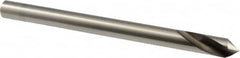 Precision Twist Drill - 3/8" Body Diam, 90°, 5" OAL, High Speed Steel Spotting Drill - Eagle Tool & Supply