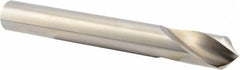 Precision Twist Drill - 1" Body Diam, 90°, 8" OAL, High Speed Steel Spotting Drill - Eagle Tool & Supply