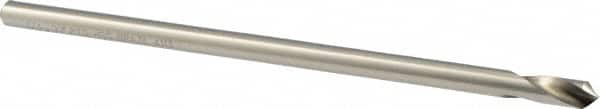 Precision Twist Drill - 1/4" Body Diam, 90°, 6" OAL, High Speed Steel Spotting Drill - Eagle Tool & Supply