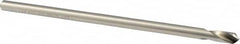 Precision Twist Drill - 1/4" Body Diam, 90°, 6" OAL, High Speed Steel Spotting Drill - Eagle Tool & Supply