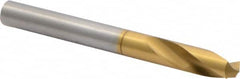 Precision Twist Drill - 1/4" Body Diam, 120°, 2-1/2" OAL, High Speed Steel Spotting Drill - Eagle Tool & Supply
