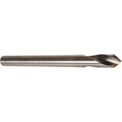 Precision Twist Drill - 1" Body Diam, 120°, 8" OAL, High Speed Steel Spotting Drill - Eagle Tool & Supply
