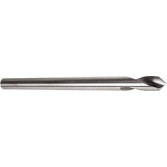 Precision Twist Drill - 3/8" Body Diam, 120°, 7" OAL, High Speed Steel Spotting Drill - Eagle Tool & Supply
