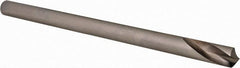 Precision Twist Drill - 1/2" Body Diam, 120°, 8" OAL, High Speed Steel Spotting Drill - Eagle Tool & Supply