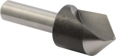 Precision Twist Drill - 3/4" Head Diam, 3/8" Shank Diam, 1 Flute 90° High Speed Steel Countersink - Eagle Tool & Supply