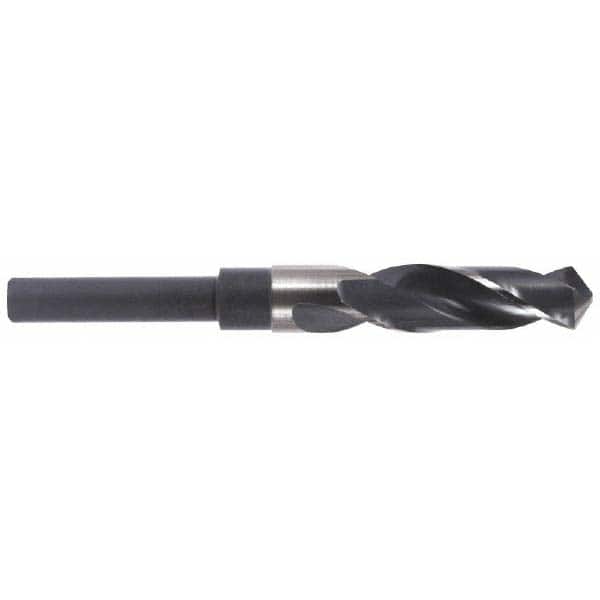 Precision Twist Drill - 1-11/32" Drill, 118° Point, High Speed Steel Silver Deming & Reduced Shank Drill Bit - Eagle Tool & Supply