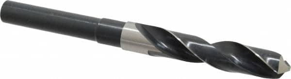 Precision Twist Drill - Silver & Deming And Reduced Shank Drill Bits Drill Bit Size (Inch): 39/64 Drill Bit Size (Decimal): 0.6094 - Eagle Tool & Supply