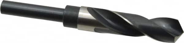 Precision Twist Drill - 27/32" Drill, 118° Point, High Speed Steel Silver Deming & Reduced Shank Drill Bit - Eagle Tool & Supply