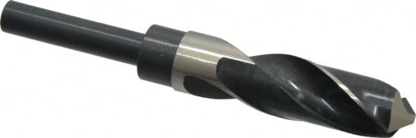 Precision Twist Drill - 59/64" Drill, 118° Point, High Speed Steel Silver Deming & Reduced Shank Drill Bit - Eagle Tool & Supply