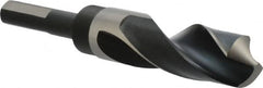 Precision Twist Drill - 63/64" Drill, 118° Point, High Speed Steel Silver Deming & Reduced Shank Drill Bit - Eagle Tool & Supply