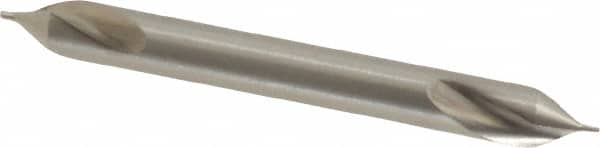 Precision Twist Drill - #000 Plain Cut 60° Incl Angle High Speed Steel Combo Drill & Countersink - Eagle Tool & Supply