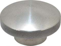 Morton Machine Works - 2-1/4" Head, Knurled Knob - Tapped, Aluminum - Eagle Tool & Supply