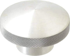 Morton Machine Works - 2-1/4" Head, Knurled Knob - Tapped, Aluminum - Eagle Tool & Supply