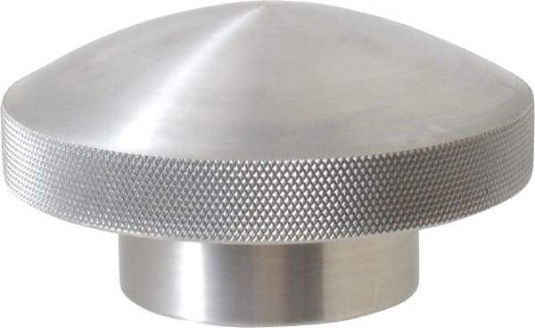 Morton Machine Works - 3-1/2" Head, Knurled Knob - Tapped, Aluminum - Eagle Tool & Supply