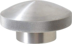 Morton Machine Works - 3-1/2" Head, Knurled Knob - Tapped, Aluminum - Eagle Tool & Supply