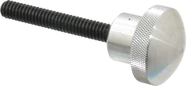 Morton Machine Works - 1" Head, Knurled Knob - Threaded Stem, Aluminum - Eagle Tool & Supply