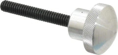Morton Machine Works - 1" Head, Knurled Knob - Threaded Stem, Aluminum - Eagle Tool & Supply