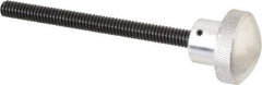 Morton Machine Works - 1" Head, Knurled Knob - Threaded Stem, Aluminum - Eagle Tool & Supply