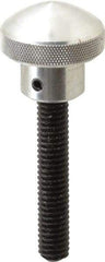 Morton Machine Works - 1" Head, Knurled Knob - Threaded Stem, Aluminum - Eagle Tool & Supply