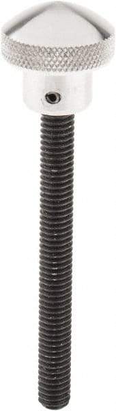 Morton Machine Works - 1" Head, Knurled Knob - Threaded Stem, Aluminum - Eagle Tool & Supply