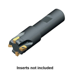 Kennametal - 20mm Cut Diam, 9.13mm Max Depth of Cut, 20mm Shank Diam, 82mm OAL, Indexable Square Shoulder End Mill - ADKT 1035.. Inserts, Weldon Shank, 0° Lead Angle, Series NGE-A - Eagle Tool & Supply