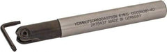 Kennametal - 3/4" Cut Diam, 3/8" Max Depth of Cut, 3/4" Shank Diam, 6.281" OAL, Indexable Ball Nose End Mill - 1.753" Head Length, Straight Shank, KDMB Toolholder, KDMB 0750.. Insert - Eagle Tool & Supply