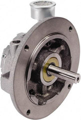 Gast - 0.92 hp Counterclockwise Flange Air Actuated Motor - 0:00 Gear Ratio, 3,000 Max RPM, 1.181" Shaft Length, 1/2" Shaft Diam - Eagle Tool & Supply