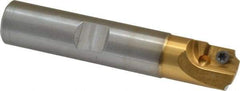 Superbee - 0.07 to 0.125 Inch Cutting Radius, 3/4 Inch Cutter Diameter, 1 Style EM 15 Insert, 3/4 Inch Shank Diameter, Indexable Concave Radius Cutter - 4 Inch Overall Length - Eagle Tool & Supply