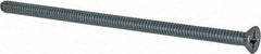 Value Collection - #6-32 UNC, 3" OAL Phillips Drive Machine Screw - Flat Head, Grade 2 Steel, Zinc-Plated Finish, Without Washer - Eagle Tool & Supply