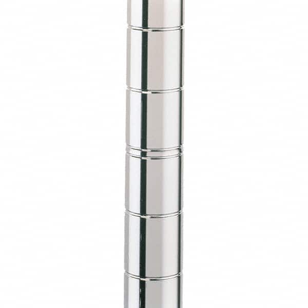 Metro - 1" Wide x 74" High x 1" Long Open Shelving Stationary Shelving Post - Eagle Tool & Supply