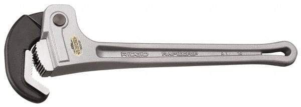 Ridgid - 14" Aluminum RapidGrip Pipe Wrench - 2" Pipe Capacity - Eagle Tool & Supply