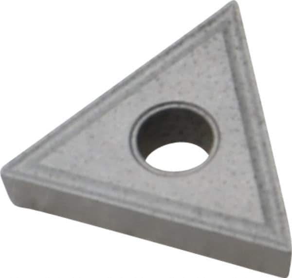 Interstate - TT431 Grade I55 Carbide Turning Insert - Uncoated, 60° Triangle, 1/2" Inscr Circle, 3/16" Thick, 1/64" Corner Radius - Eagle Tool & Supply