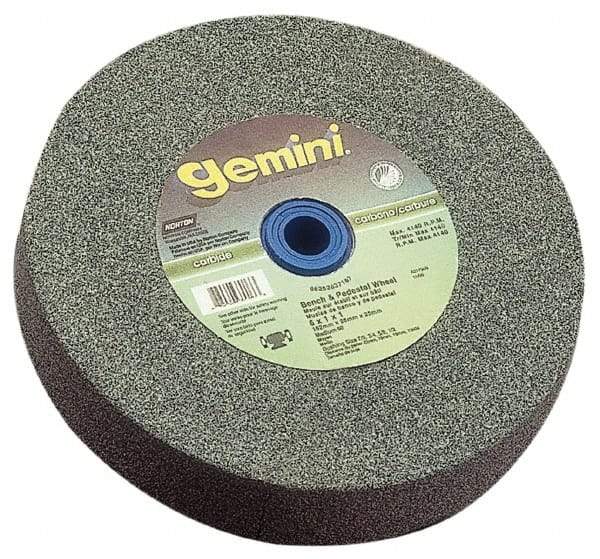 Norton - 36 Grit Aluminum Oxide Bench & Pedestal Grinding Wheel - 12" Diam x 1-1/2" Hole x 2" Thick, 2070 Max RPM, Very Coarse/Coarse Grade - Eagle Tool & Supply